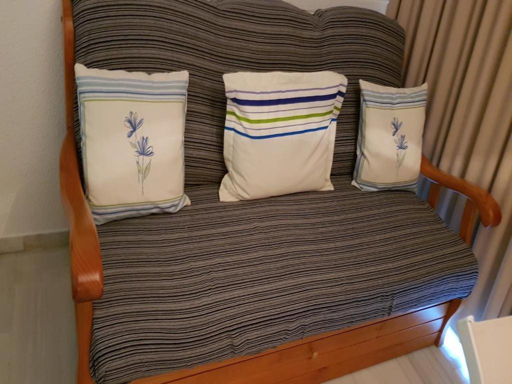 1ªLinea 4-5 pax Wifi-Benidorm1hab y 2 sofas, Aire, Playa Levante Apt Cachirulo Benidorm