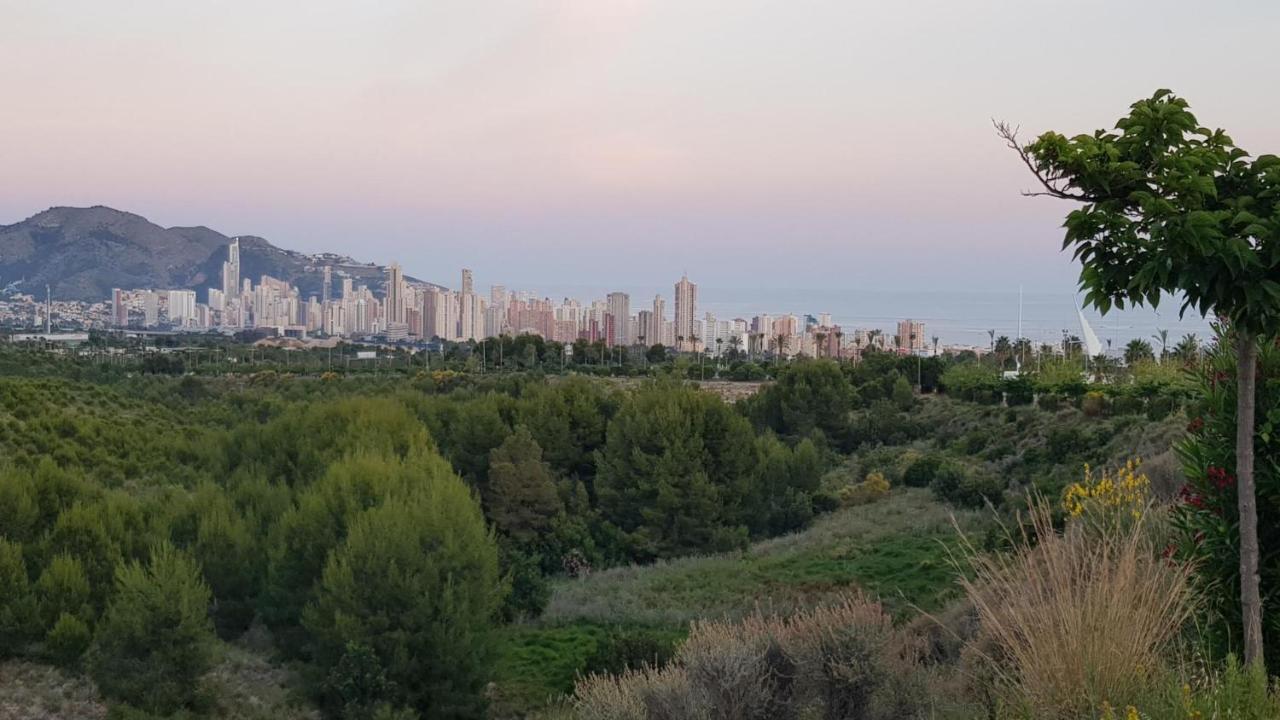 1ªLinea 4-5 pax Wifi-Benidorm1hab y 2 sofas, Aire, Playa Levante Apt Cachirulo Apartamento Benidorm